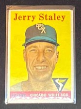 1958 Topps Baseball Jerry Staley #412 Chicago White Sox