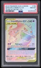 2019 Pokemon Sun And Moon Team Up Gengar/mimikyu Gx #186 PSA 8 Secret Rare NM-MT