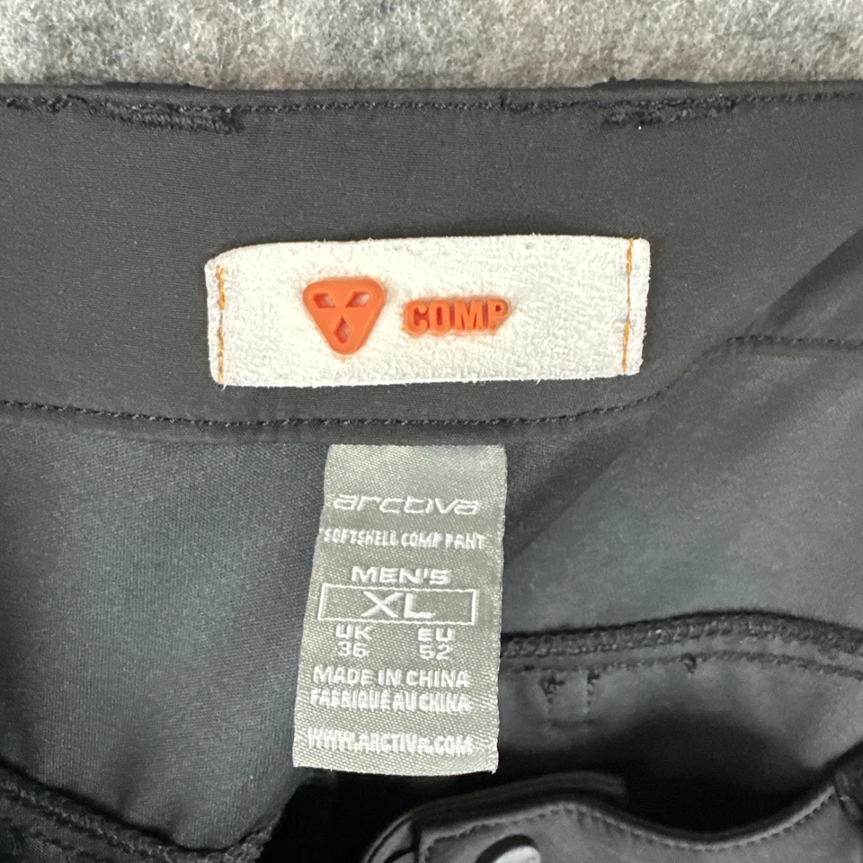 Мужские штаны Arctiva Snow Pants XL черные 16 Softshell Comp штаны для сноуборда снегохода лыж - Изображение 3 из 4