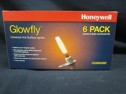 HONEYWELL GLOWFLY UNIVERSAL HOT SURFACE IGNITER 6/PACK -Q3200U2002