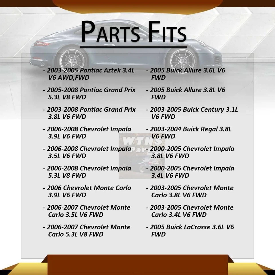 Conjunto de cojinete y buje de rueda delantera trasera para Chevrolet Impala Timken 2000 2001 Foto 2 de 4