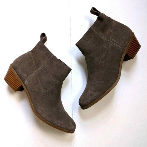 vionic suede ankle boots vera