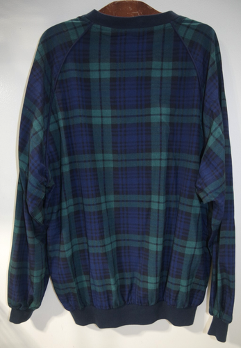 C27 Slazenger 1995 U. S. Open Golf Club Vintage Crewneck Plaid Top L/XL Men's - Picture 8 of 9