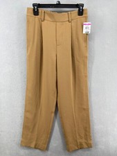 Vince Pants Womens Sz S Tapered Pull-on Sandshell Ankle Crop MSRP 225