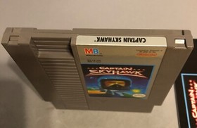 Captain Skyhawk y folleto de instrucciones NES Nintendo carrito de juegos auténtico ¡FUNCIONA!