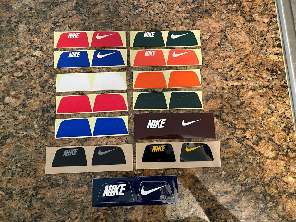 Official Nike Football Helmet Visor 1.0 2.0 Eye Shield Sticker Tab Decals VR-2