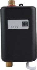 Mini Scaldabagno Istantaneo Senza Serbatoio Elettrico 3400W Doccia Display LCD