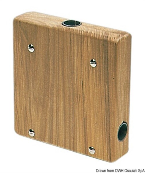 Porta motore teak 175x175x45 mm - 71.208.90
