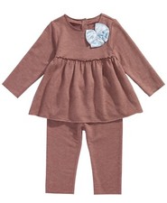 New First Impressions  Baby Girls  2-Pc. Bow ...