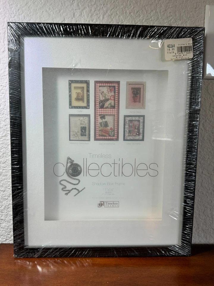 Caja de sombra negra de colección de Timeless Frames - 11" x 14" nueva en paquete Foto 2 de 4