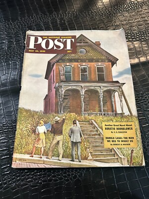 MAY 18 1946 SATURDAY EVENING POST magazine CREEPY OLD HOUSE