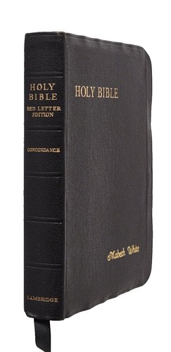 その他 HOLY BIBLE A Cambridge Bible KJV Cambridge Holy Bible Cameo Wide Margin PCE Leather Pure