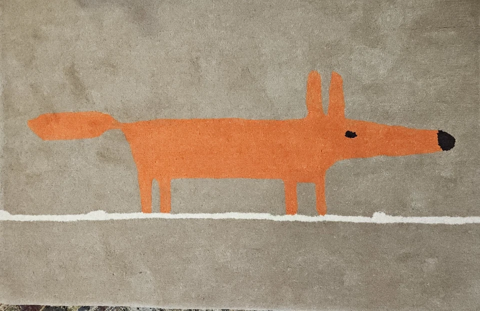 Alfombra de diseñador Mr Fox canela acolchada 100 % lana #25303 Surya/Scion Foto 4 de 4