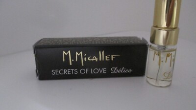 m.micallef Secrets of Love Delice BNIB 0.07 fl oz./2ml SAMPLE alluring!