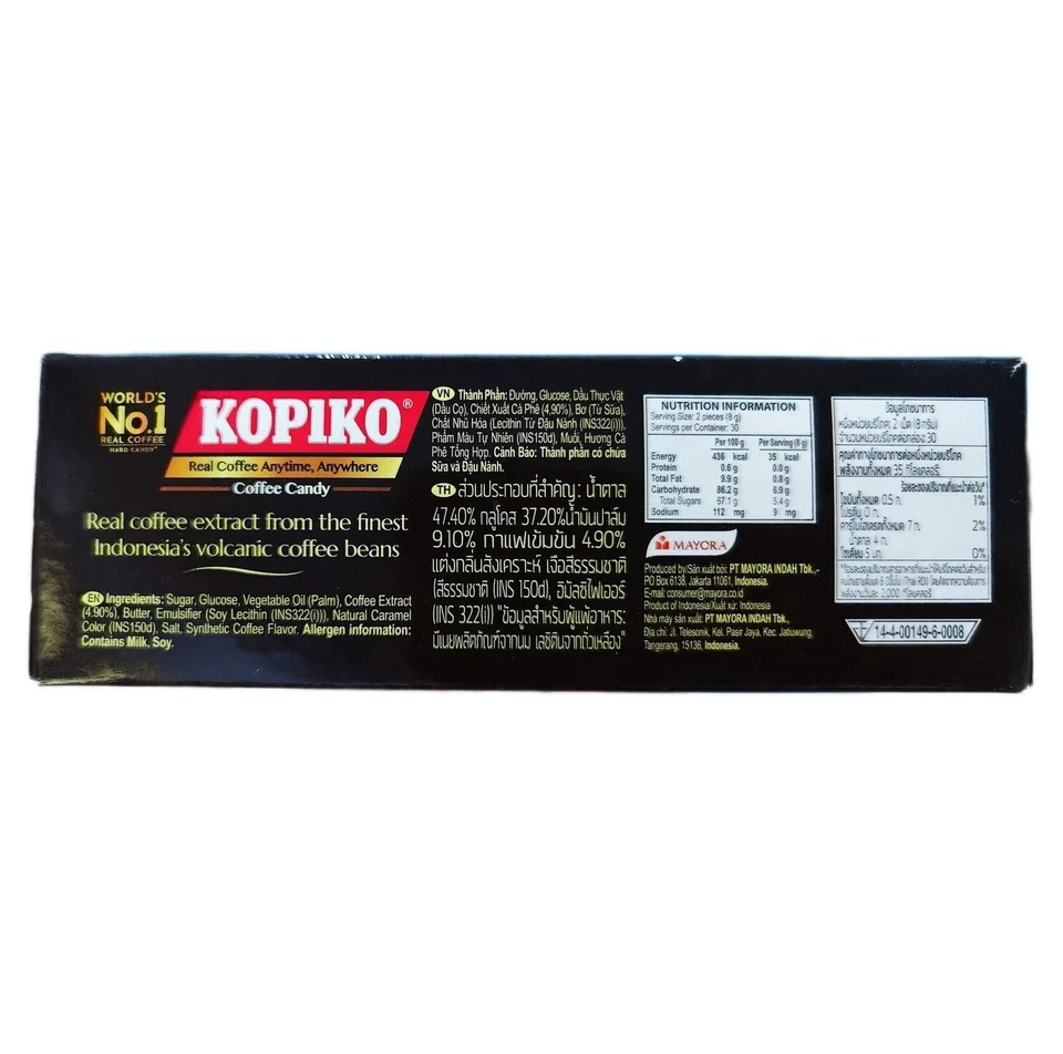 Kopiko Coffee Candy Blister Pack Original Hard Candy (1 Box : 12 Packs ) - Image 4 of 4