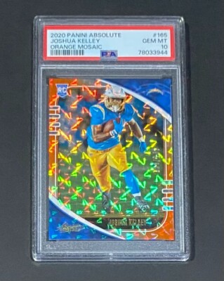 2020 ABSOLUTE JOSHUA KELLEY ROOKIE ORANGE MOSAIC /149 SP #165 RC