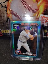2024 Topps Chrome Spencer Horwitz (RC) #26 Toronto Blue Jays Rookie Teal #/199