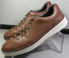 259053 PF50 FOUST MEN'S SHOE 9.5 MAHOGANY LEATHER LACE UP BY JOHNSTON & MURPHY