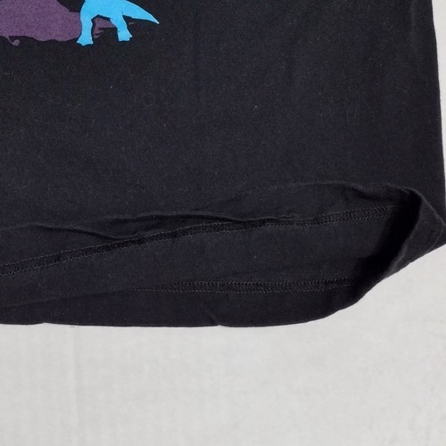 BOXING DINOSAURS Black XL T-Shirt - Triceratop And T-Rex Jurassic Shirt Woot - Picture 10 of 17
