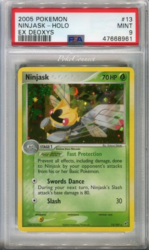 Ninjask graded PSA 9 for sale on eBay
