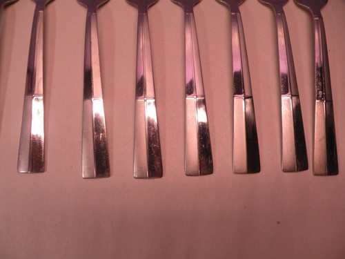 Set Of 8 Pfaltzgraff 18/0 Stainless ARABESQUE Salad Forks 7 1/4 Inch GB1 - Picture 4 of 7