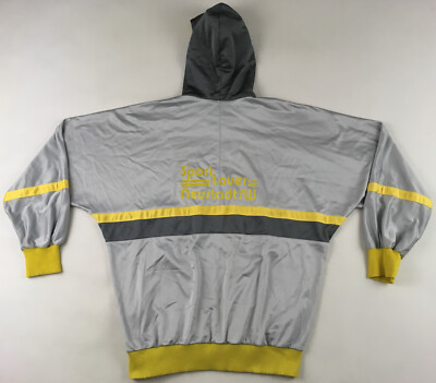 1980s Adidas WEST GERMANY トラックジャケット グレー Adidas 1980s Las Vegas hoodie made West Germany grey yellow jacket