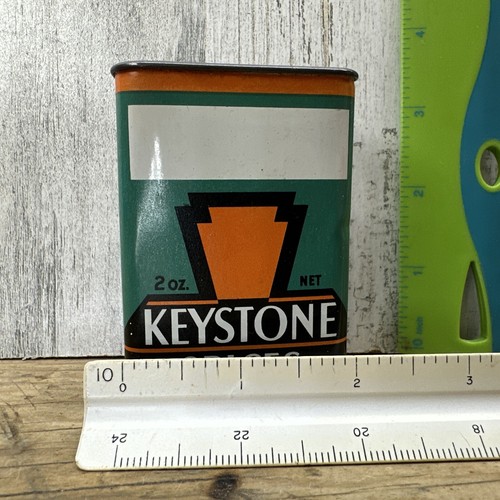 Vintage Keystone Spice Tin • Empty Can • USA San Jose California - Picture 7 of 7