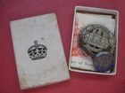 WW2 British BADGES Northamptonshire Reg. SET of 2 One solid silver + document +