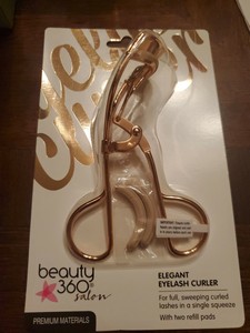 Cvs Beauty 360 Salon Elegant Eyelash Curler With Two Refill Pads Rose Gold New Ebay