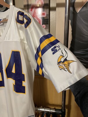 ミネソタ・バイキングス 84番 MOSS シャツ MINNESOTTA VIKINGS 40TH ANNIVERSARY #84 RANDY MOSS 2 PATCH SEWN