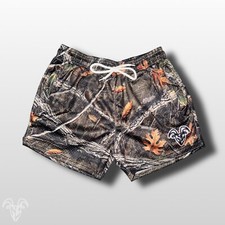 5 in Inseam Goat Strength Mesh Hunter Camouflage Shorts Camo Design 