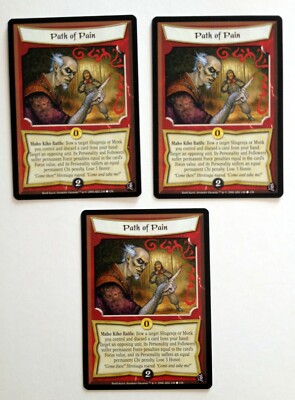 Path of Pain (3) L5R Legend of the Five Rings CCG Rise of the Shogun RotS