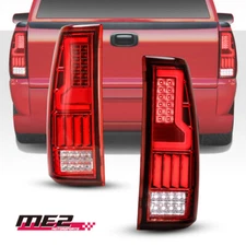 LED Pair Tail Lights Brake Rear Lamps For 1999-2006 Chevy Silverado 1500 2500