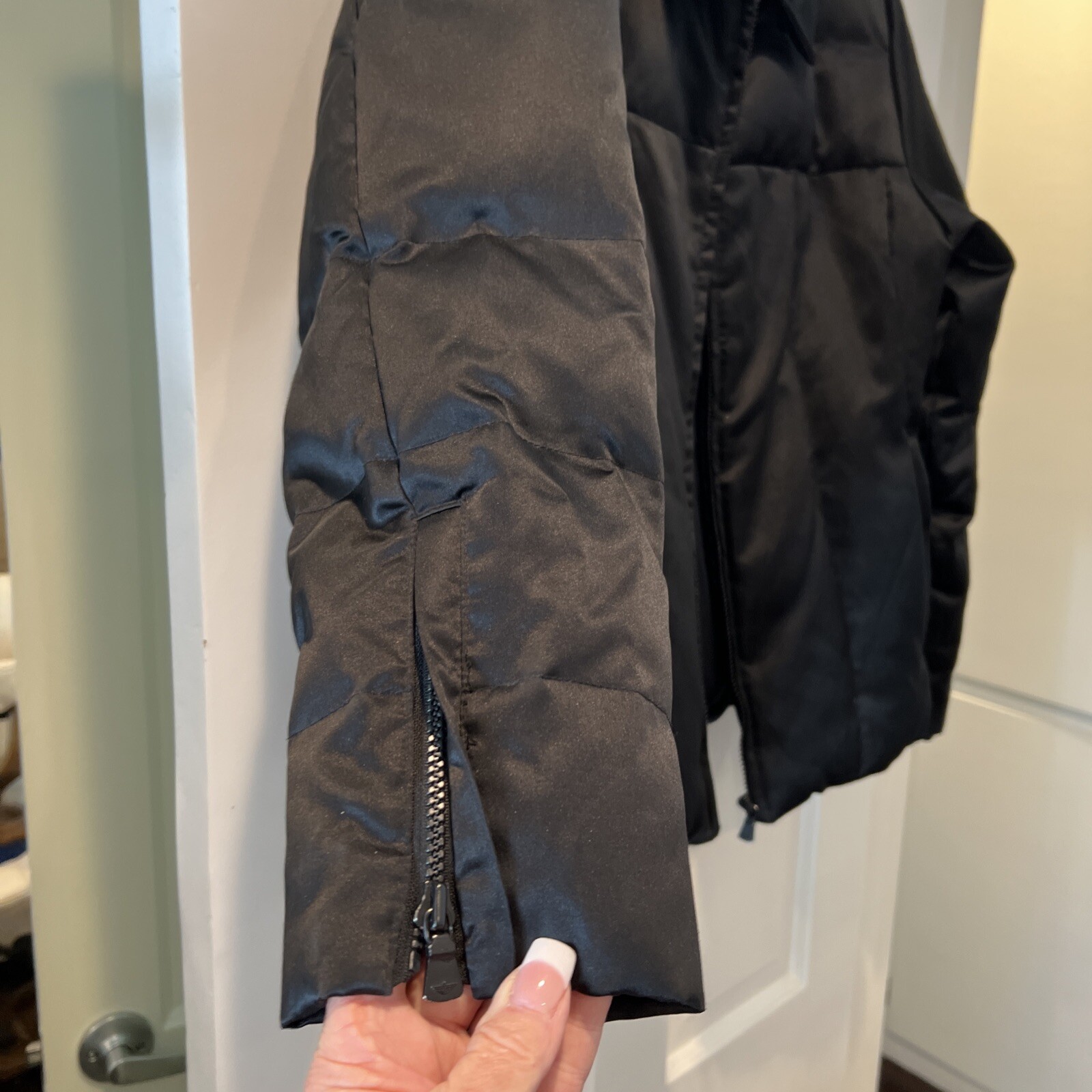 Womens Large Black Docker Jacket - image 7