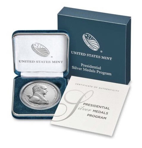 2021 Martin Van Buren Presidential 99.9% Silver Medal - Picture 3 of 4