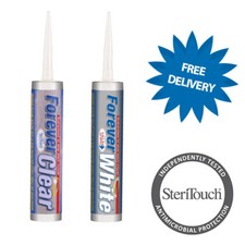 Forever White Clear Grey Ivory 10 Year Guarantee Anti-Mould Silicone Sealant C3