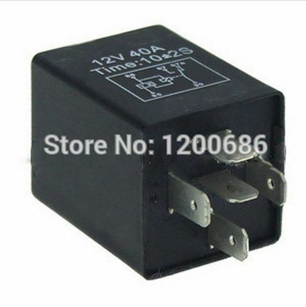 Time Delay Relay 30A Automotive 12V 5 Pins 3/10 seconds ON Delay Relays SPDT