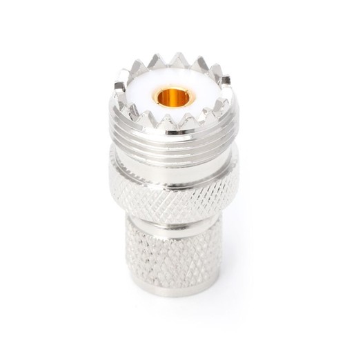 Mini UHF Male To UHF Female Jack Straight RF Connector Coaxial Converter Adapter - Zdjęcie 8 z 8