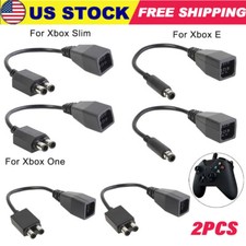 Cable adaptador de fuente de alimentación de CA de 2 piezas transferencia convertidor para Xbox 360 a Slim/One/E