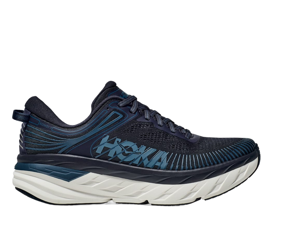 HOKA BONDI 7 Sneakers Outerspace/White New