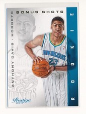 ANTHONY DAVIS 2012-13 PANINI PRESTIGE BONUS SHOTS GOLD RC #/249 *MAVERICKS*