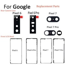 Rear Camera Lens/Front LCD Bezel For Google Pixel 6 6A 6Pro Pixel 7 Pixel 8