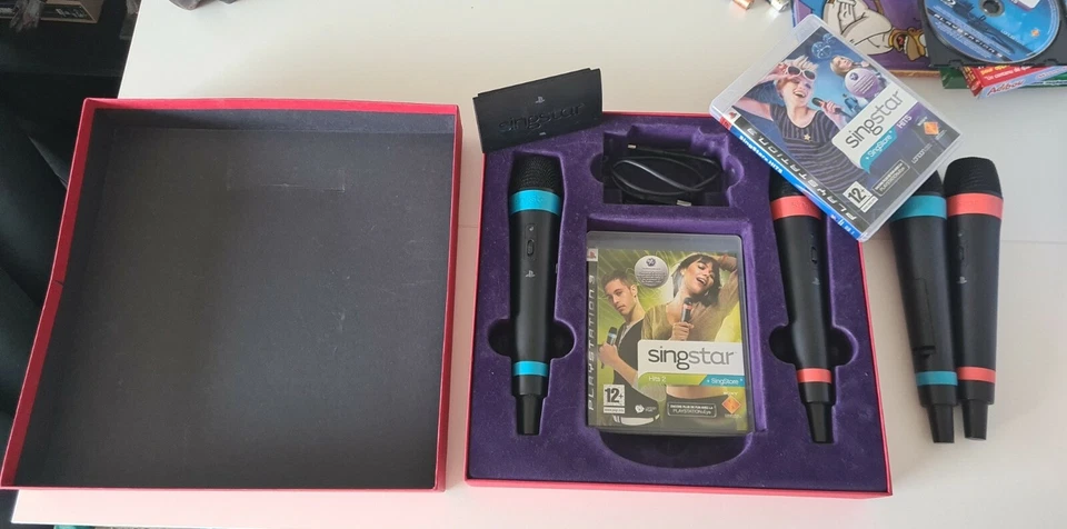 Jeux Singstar Édition Speciale Sony PS3 Complet + 2 Micros sans fil ( 4 Micros ) - Photo 3/3