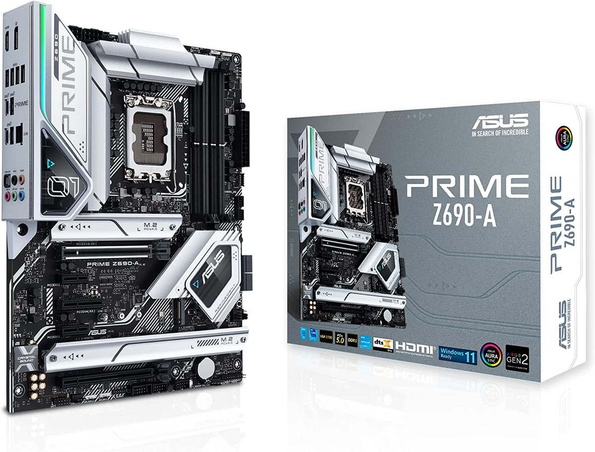 ASUS Prime Z690-A LGA 1700Intel 12th ATX Motherboard 16+1 DrMOS