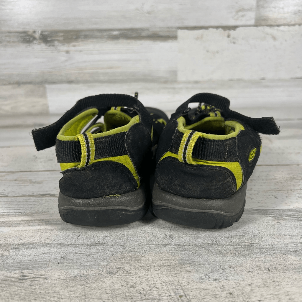 Sandali da pescatore Keen Newport H2 nero verde fluo uomo taglia 6