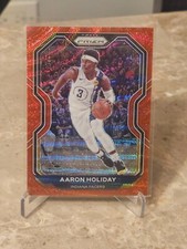 2020-21 Panini Prizm RUBY WAVE Aaron Holiday#74 Red SP Indiana Pacers