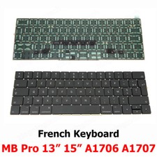 New AZERTY Layout For Macbook Pro 13" 15" A1706 A1707 French Keyboard 2016 2017