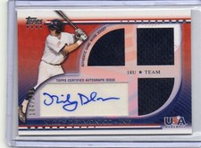 NICK NICKY DELMONICO Autograph 2010 Topps  National Team Auto Jersey 104/219