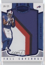2017 Panini Plates & Patches Full Coverage Blue 18/25 Zay Jones #FC-40 5w7