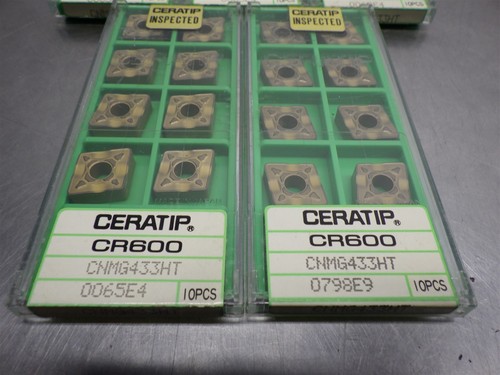 50 NEW! Ceratip CNMG433HT CR600 Carbide Indexable Inserts - Picture 2 of 2